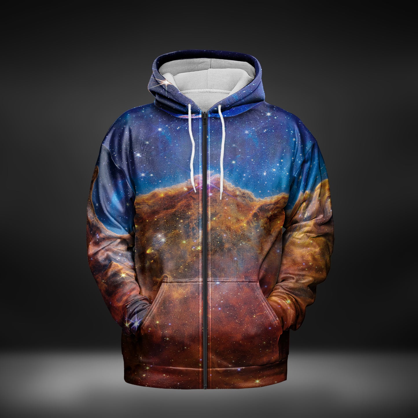 JWST Cosmic Cliffs Zip-Up Hoodie