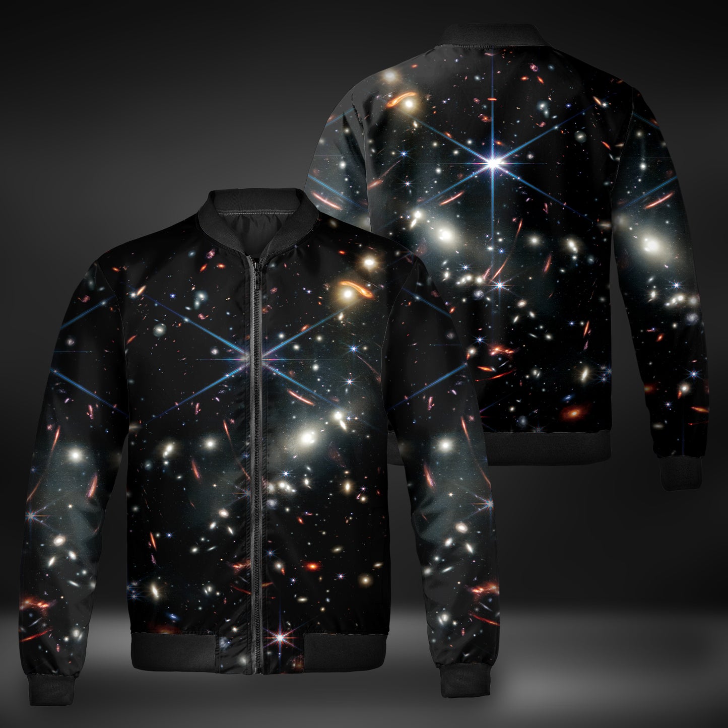 JWST First Image Deep Field Windbreaker Bomber Jacket