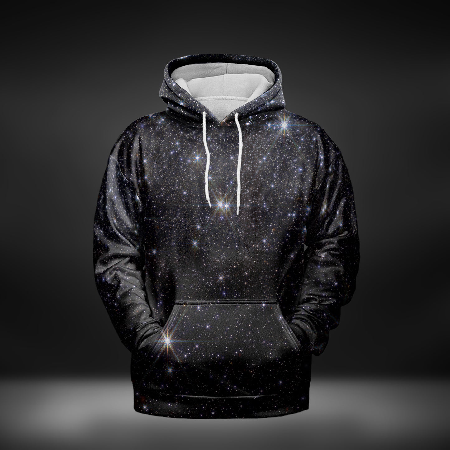 JWST Messier 92 Star Field Pull-Over Hoodie