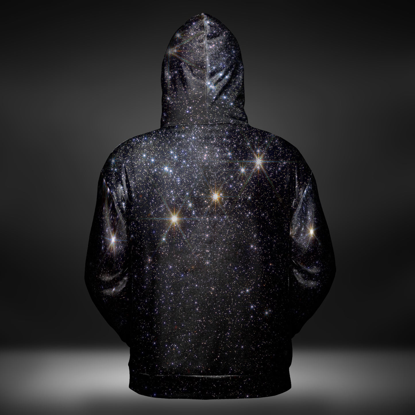 JWST Messier 92 Star Field Zip-Up Hoodie