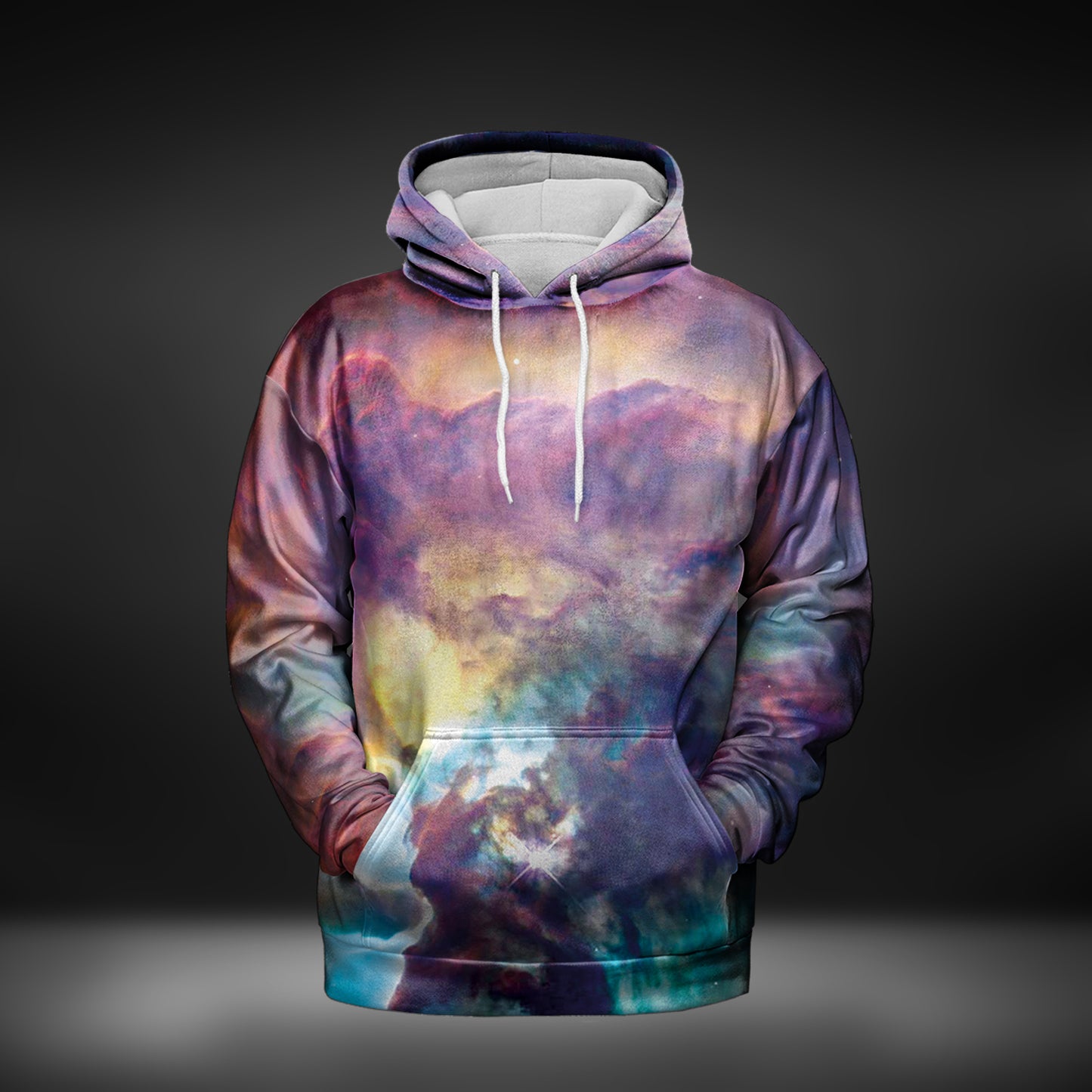 JWST Pastel Nebula Pull-Over Hoodie (Version A)