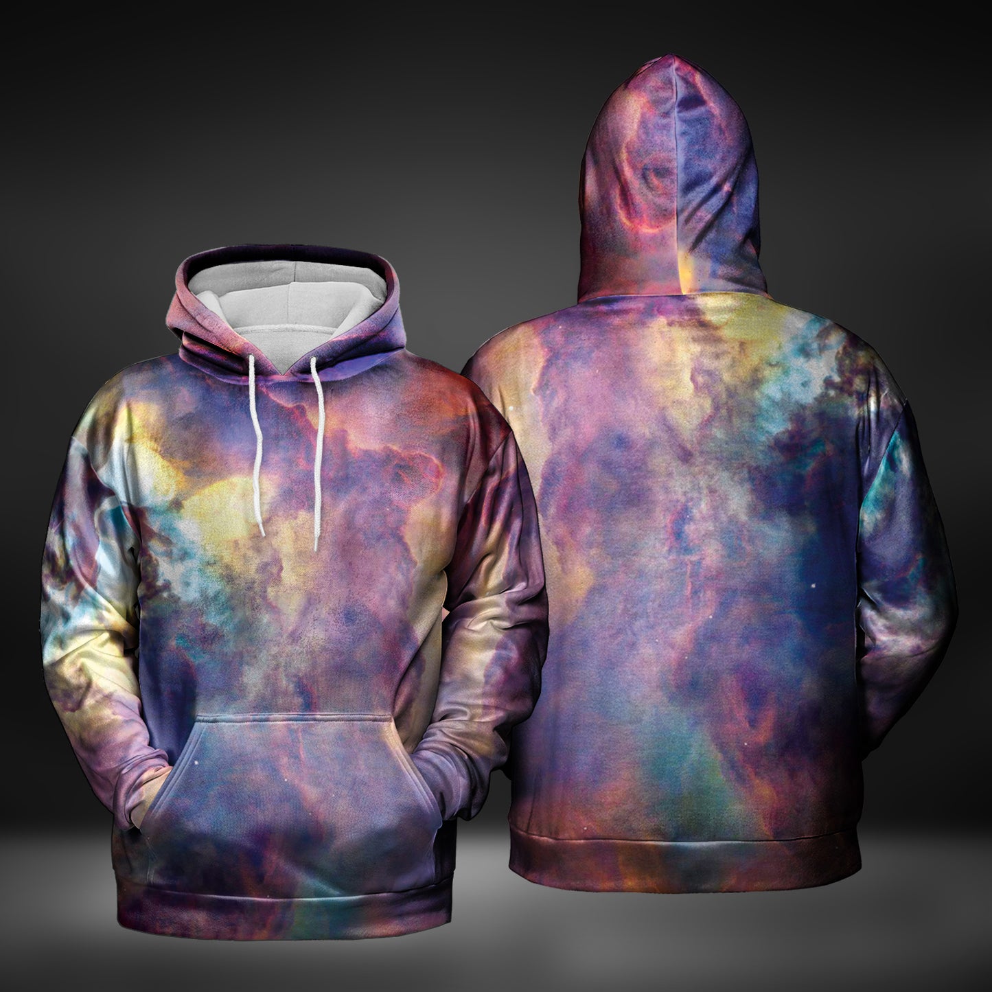 JWST Pastel Nebula Pull-Over Hoodie (Version B)