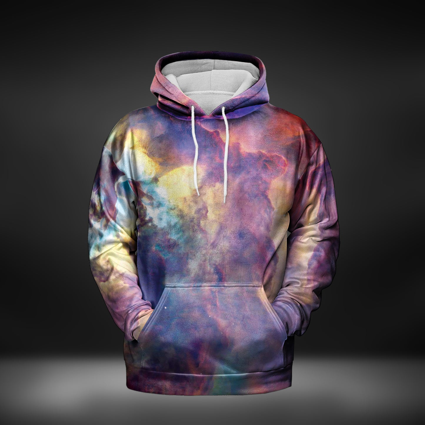 JWST Pastel Nebula Pull-Over Hoodie (Version B)