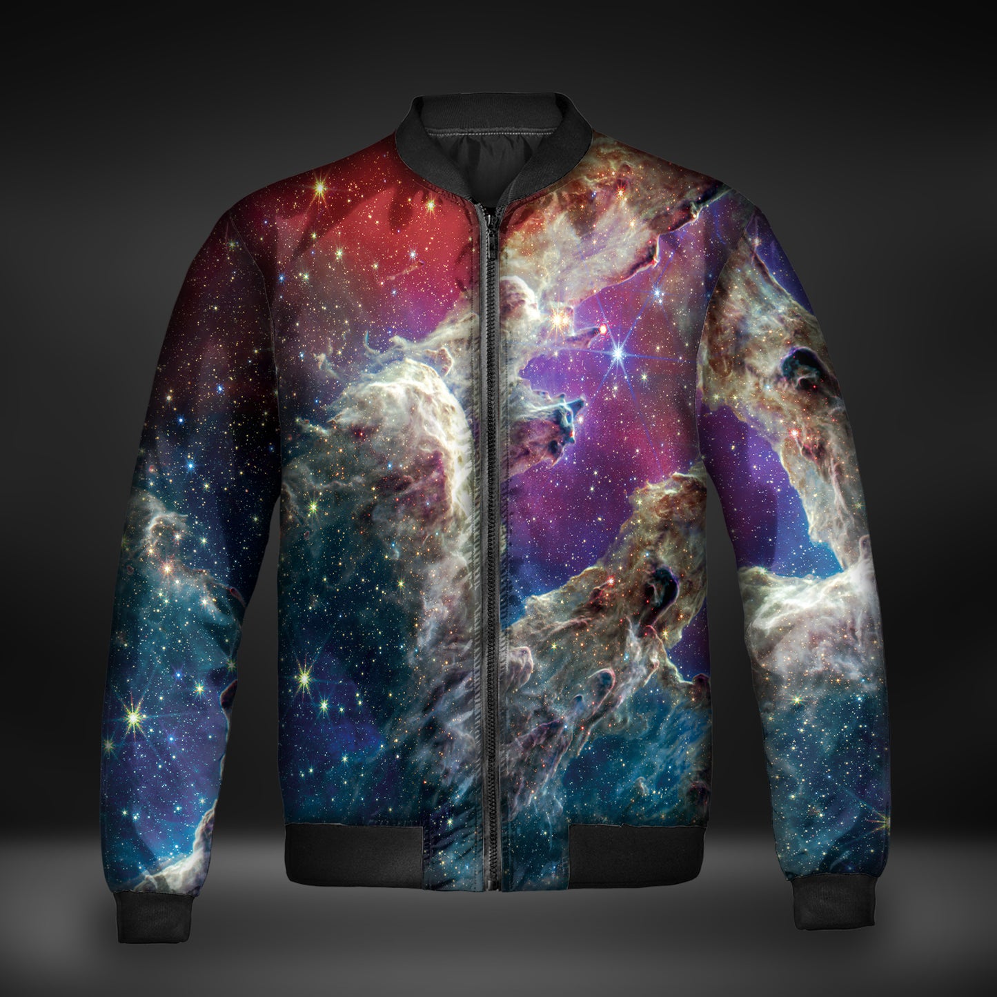 JWST Pillars Of Creation Composite Quilted Bomber Jacket
