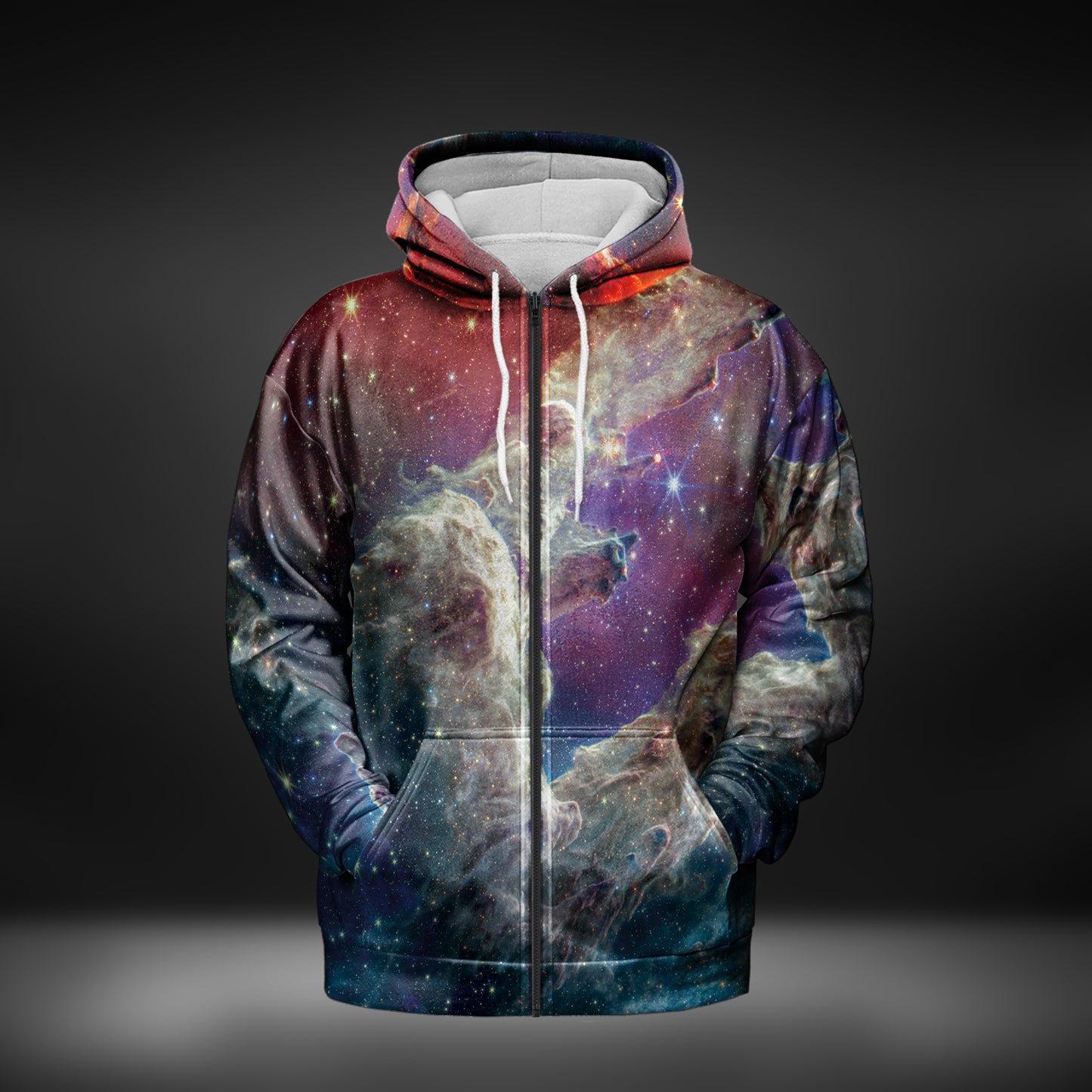 JWST Pillars Of Creation Composite Zip-Up Hoodie
