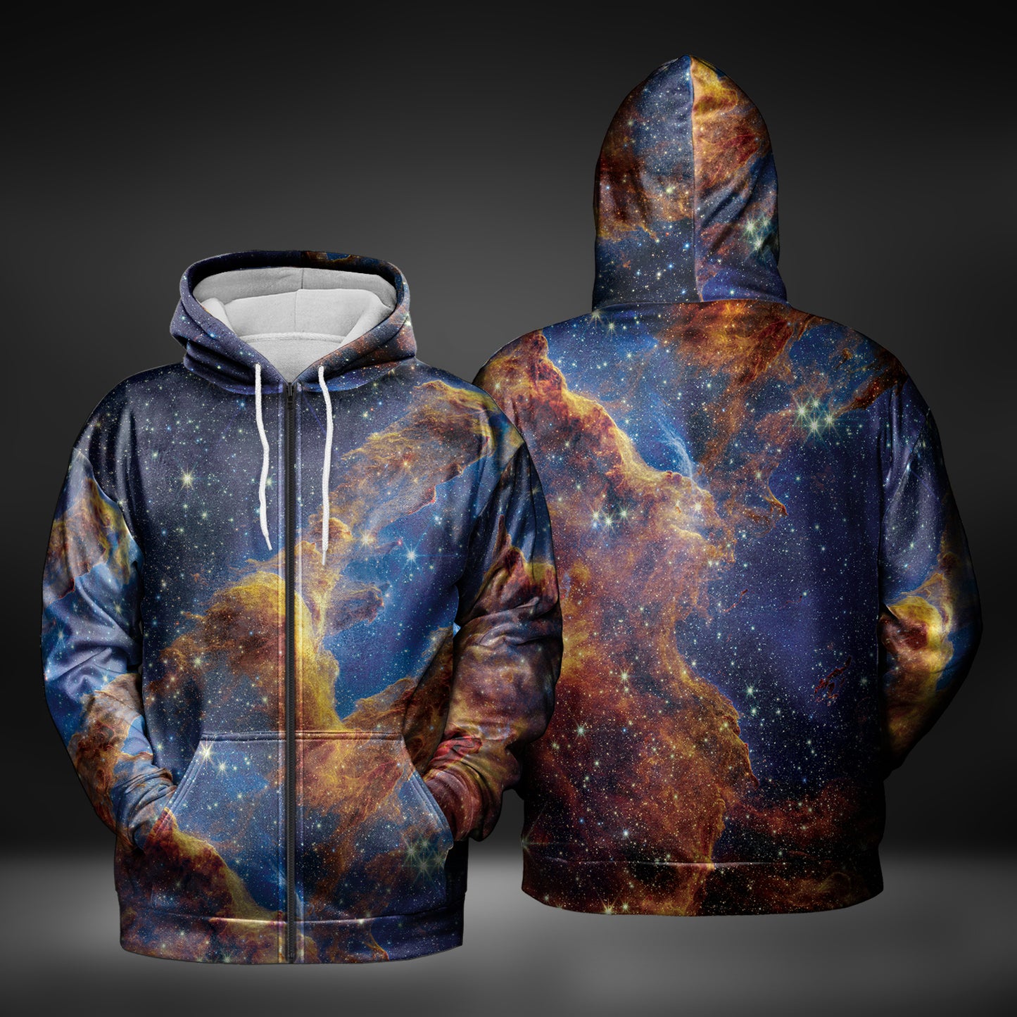 JWST Pillars Of Creation Zip-Up Hoodie