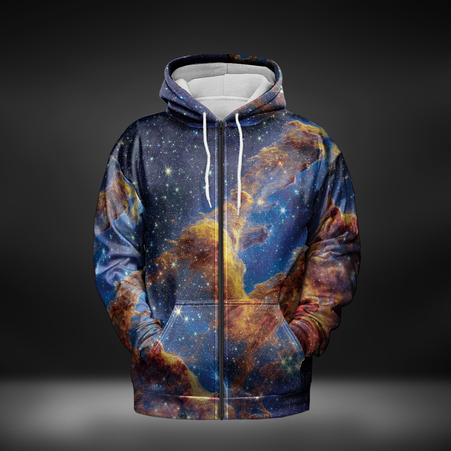 JWST Pillars Of Creation Zip-Up Hoodie
