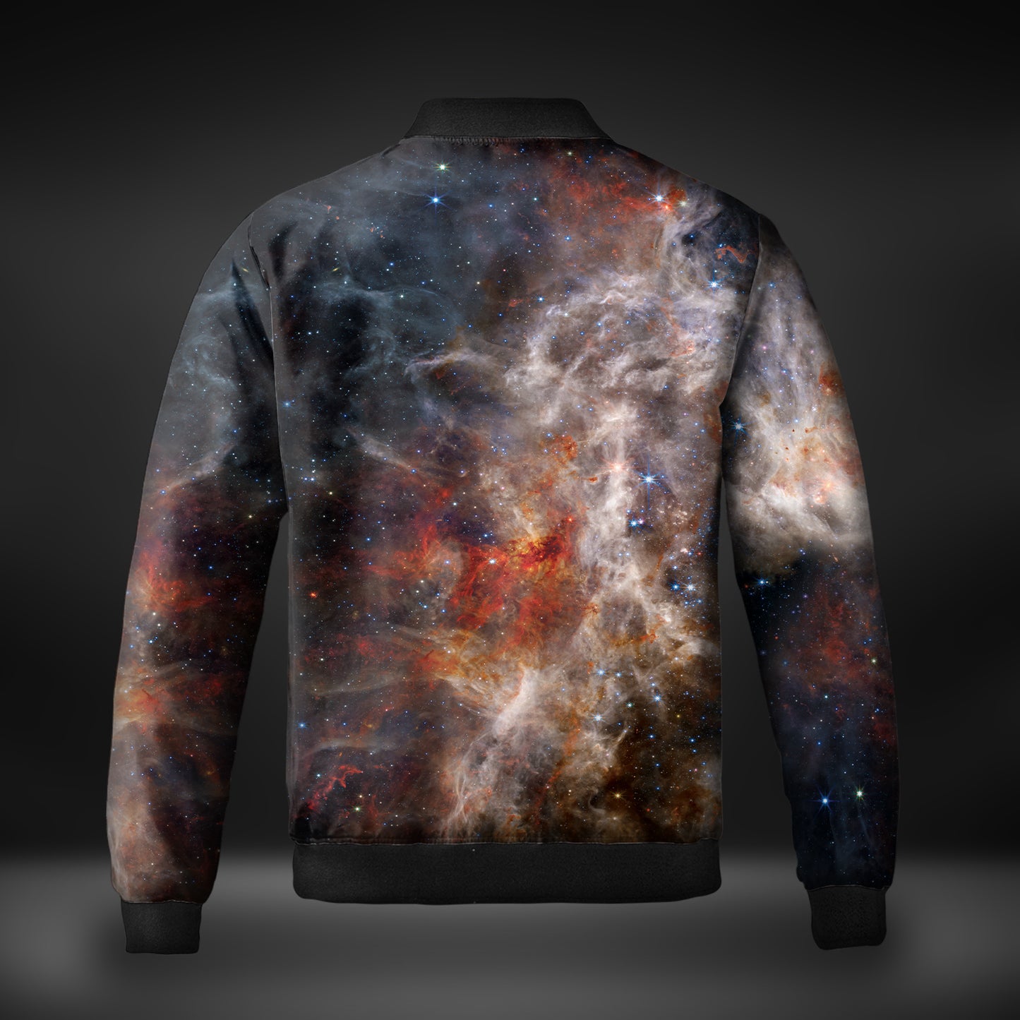 JWST Tarantula Nebula Windbreaker Bomber Jacket