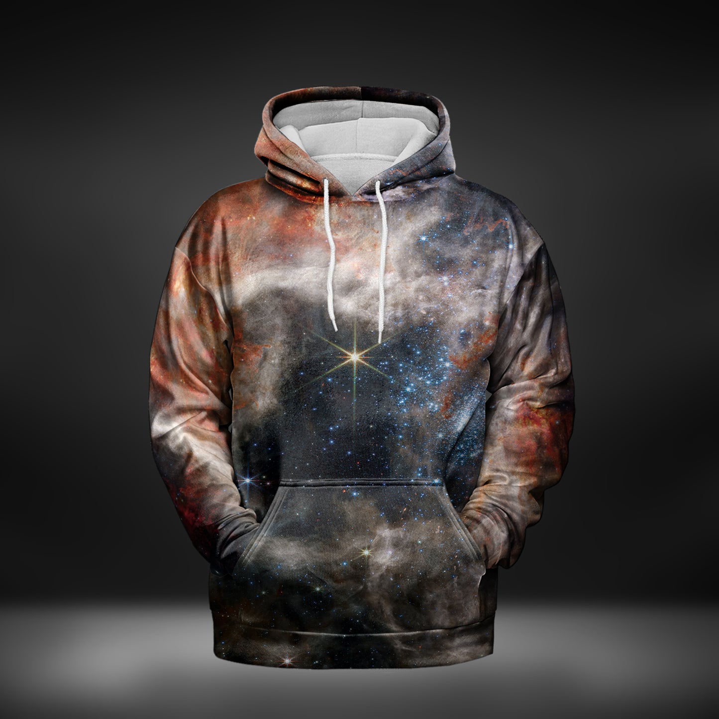 JWST Tarantula Nebula Pull-Over Hoodie