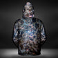 JWST Infrared Spiral Galaxy Zip-Up Hoodie