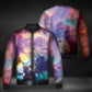 JWST Pastel Nebula Quilted Bomber Jacket (Version A)