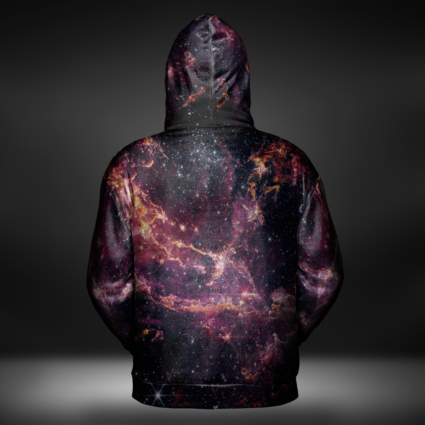 JWST Phoenix Galaxy NGC346 Pull-Over Hoodie (Magenta)