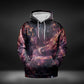 JWST Phoenix Galaxy NGC346 Pull-Over Hoodie (Magenta)