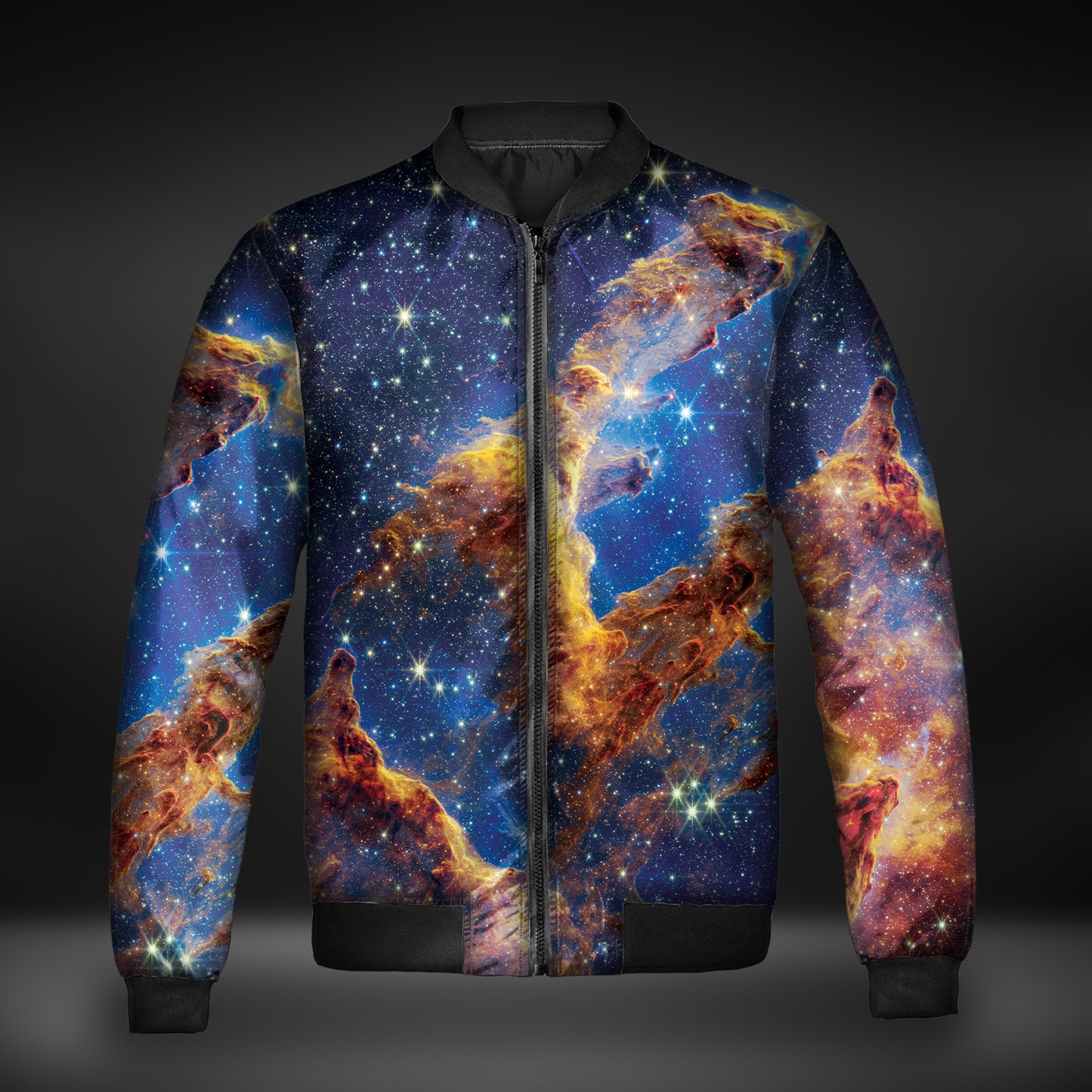 JWST Pillars Of Creation Quilted Bomber Jacket