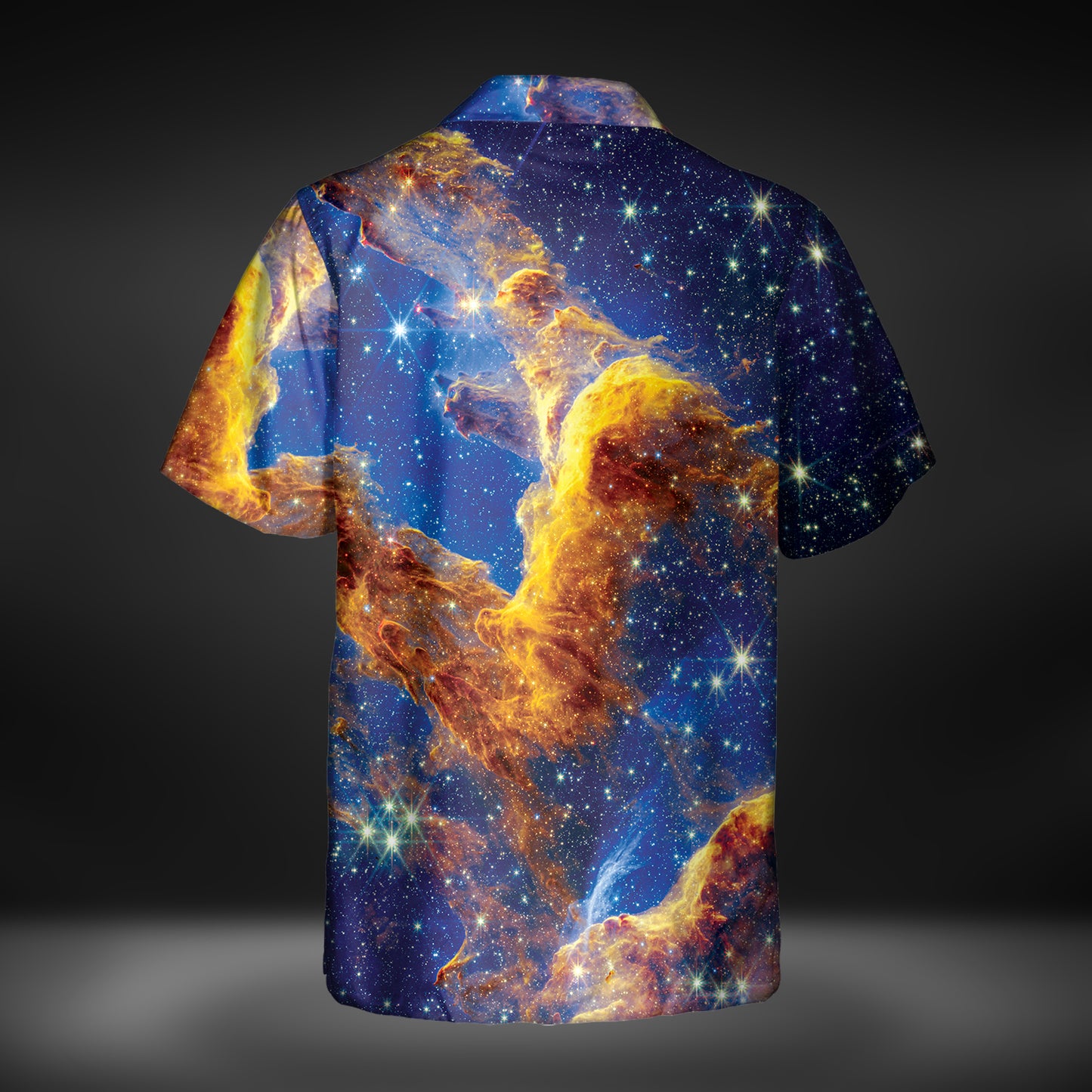 JWST Pillars Of Creation Button-Up (Bright)