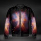 JWST Merging Ultraluminous Infrared Galaxy Quilted Bomber Jacket